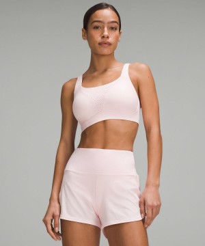 Pink Women Lululemon Run Times Sports Bra | AU_LuLu55988