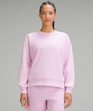 Pink Women Lululemon Softstreme Perfectly Oversized Crewneck Pullover Hoodies & Sweatshirts | AU_LuLu99887