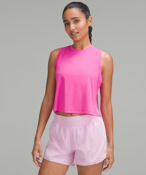 Pink Women Lululemon Ultralight Waist-Length Tank Top | AU_LuLu52212