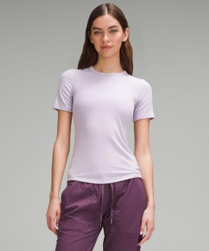 Purple Women Lululemon Hold Tight Short-Sleeve T Shirts | AU_LuLu47577