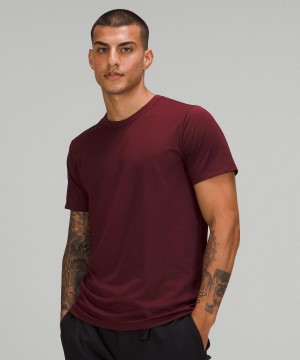 Red Men Lululemon Fundamental T-Shirt Shirts | AU_LuLu42132