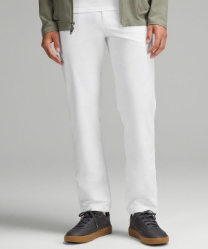 White Men Lululemon ABC Classic-Fit 34"L Pants | AU_LuLu86964