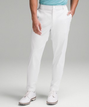 White Men Lululemon Stretch Nylon Classic-Tapered Golf 32" Pants | AU_LuLu94589