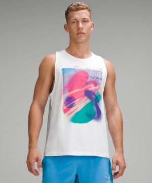 White Men Lululemon Zeroed In Tank Shirts | AU_LuLu70888