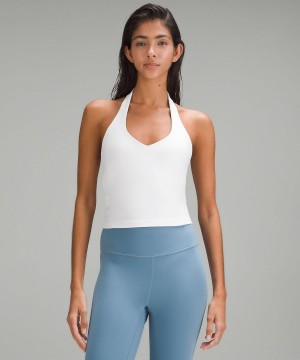 White Women Lululemon Align™ Halter Tank Top | AU_LuLu49107