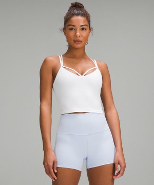 White Women Lululemon Align™ Strappy Ribbed Tank Top | AU_LuLu22987