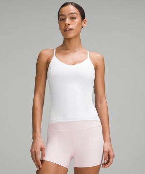 White Women Lululemon Align™ Waist-Length Cami Shirts | AU_LuLu87498