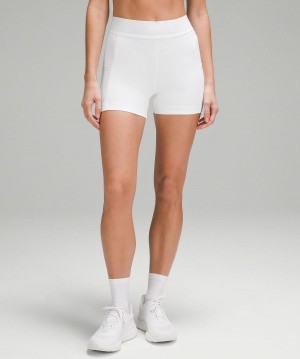 White Women Lululemon Luxtreme High-Rise Tennis 3.5" Shorts | AU_LuLu38539