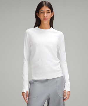 White Women Lululemon Rest Less Pullover Shirts | AU_LuLu99857