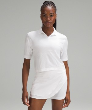 White Women Lululemon Swiftly Tech Relaxed-Fit Polo Shirts | AU_LuLu28426