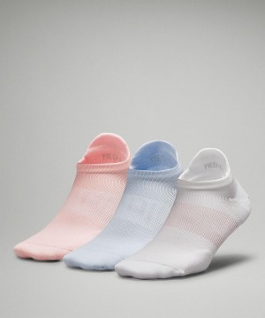 White / Blue / Pink Women Lululemon Power Stride Tab Socks | AU_LuLu21573