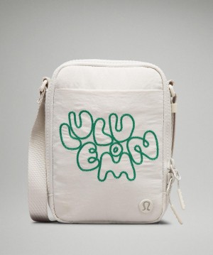 White / Green Bag Lululemon Easy Access 1.5L Crossbody Bags | AU_LuLu18340