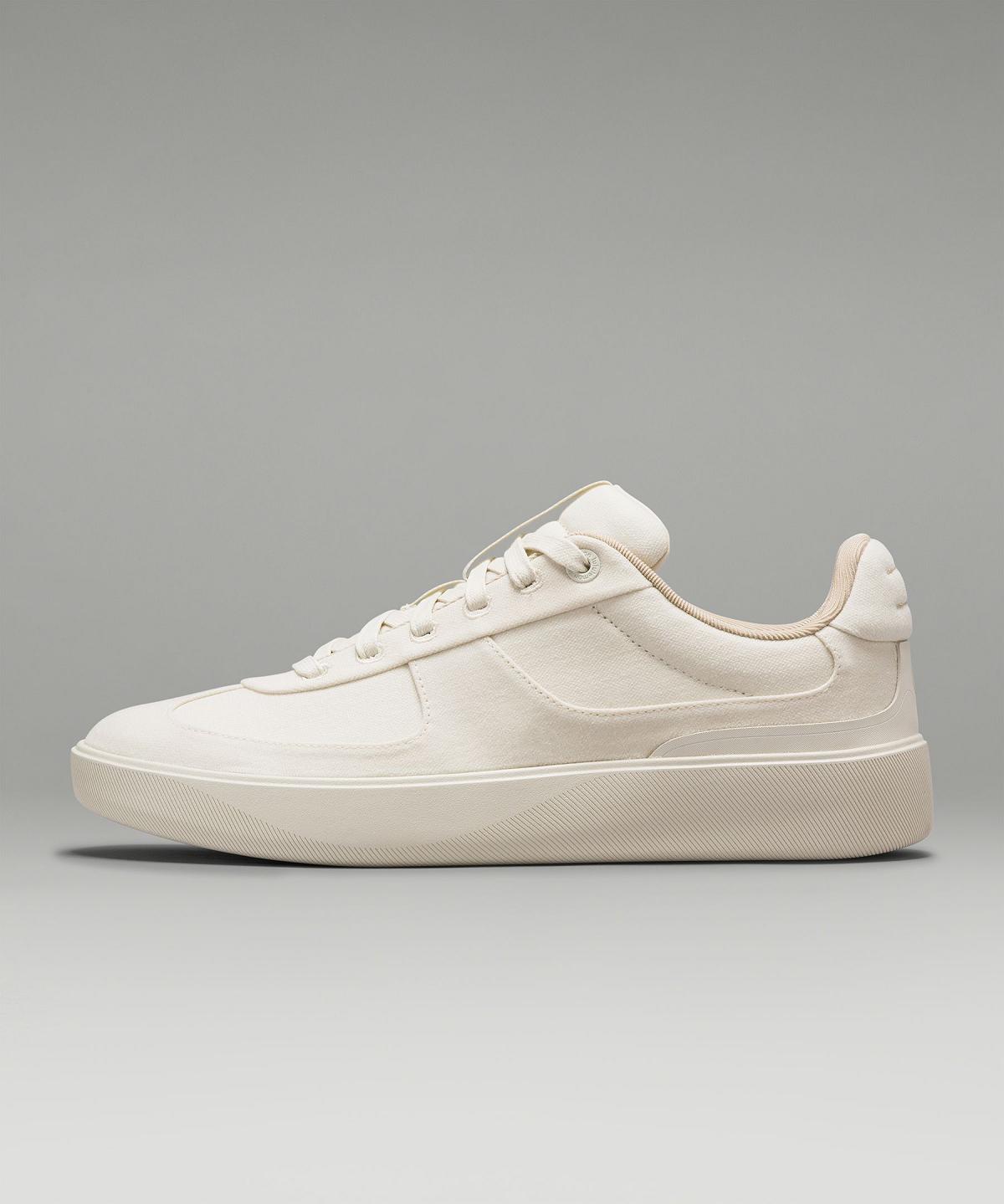 Beige White Men Lululemon Cityverse Canvas Sneaker Shoes | AU_LuLu91796