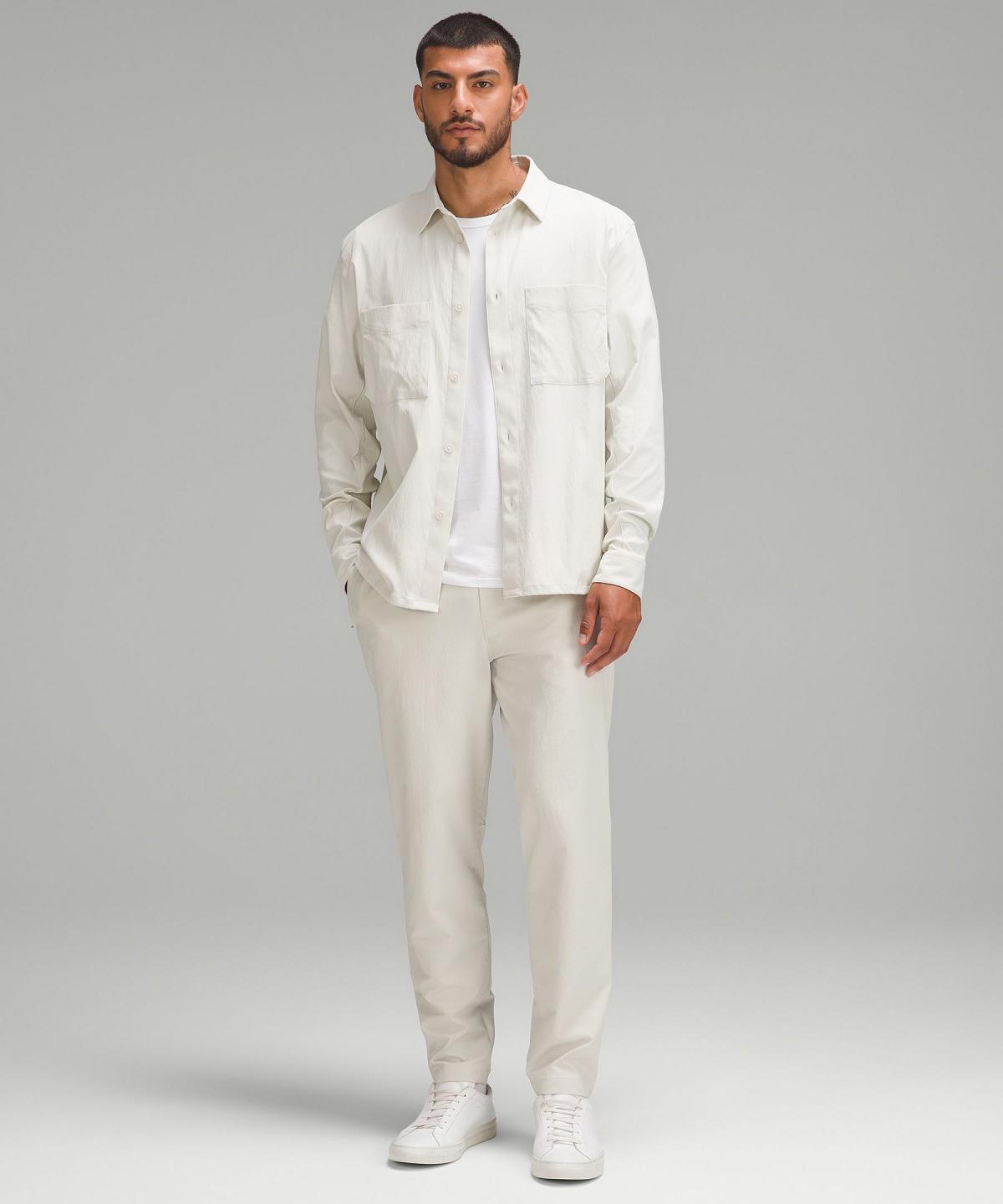 Beige White Men Lululemon New Venture Trousers | AU_LuLu91680