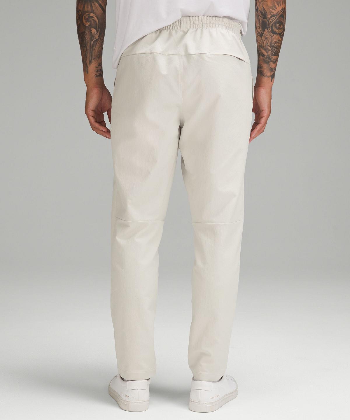 Beige White Men Lululemon New Venture Trousers | AU_LuLu91680