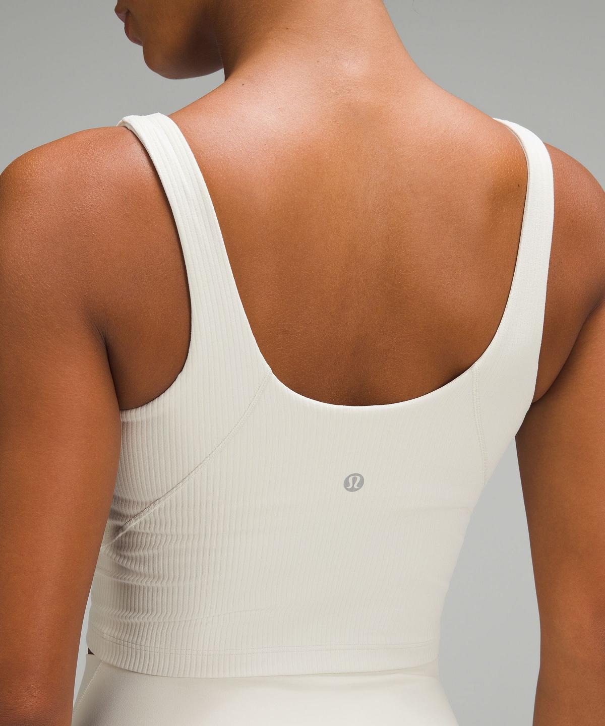 Beige Women Lululemon Align™ Ribbed Henley Tank Top | AU_LuLu13149