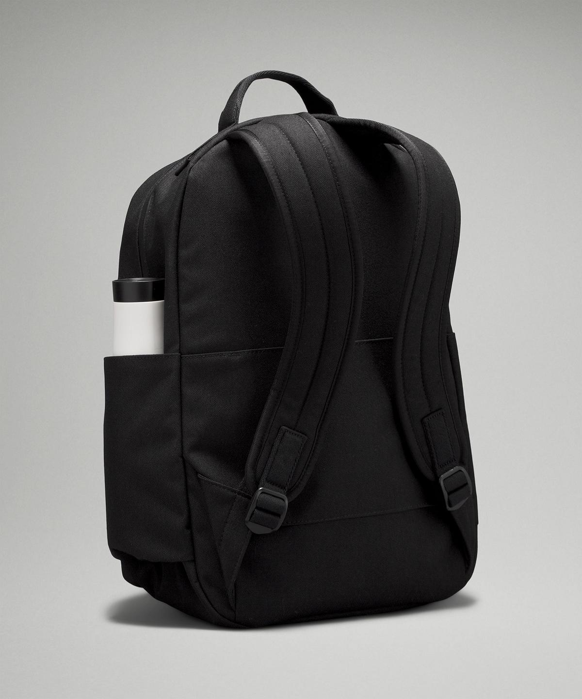 Black Bag Lululemon Command the Day 25L Backpacks | AU_LuLu44451