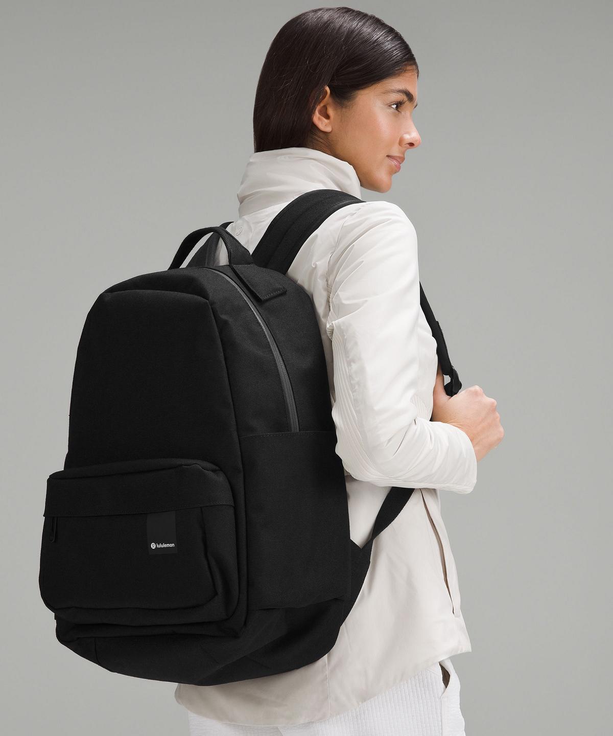 Black Bag Lululemon Command the Day 25L Backpacks | AU_LuLu44451