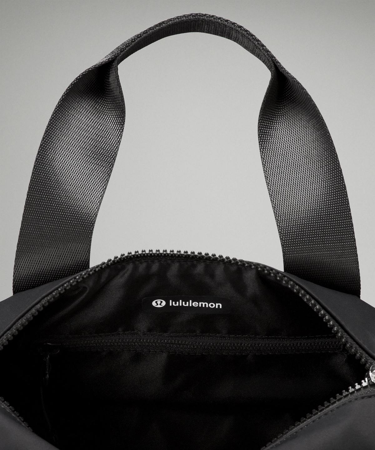 Black Bag Lululemon Knit Nylon Mini Barrel 5L Duffle Bags | AU_LuLu87906