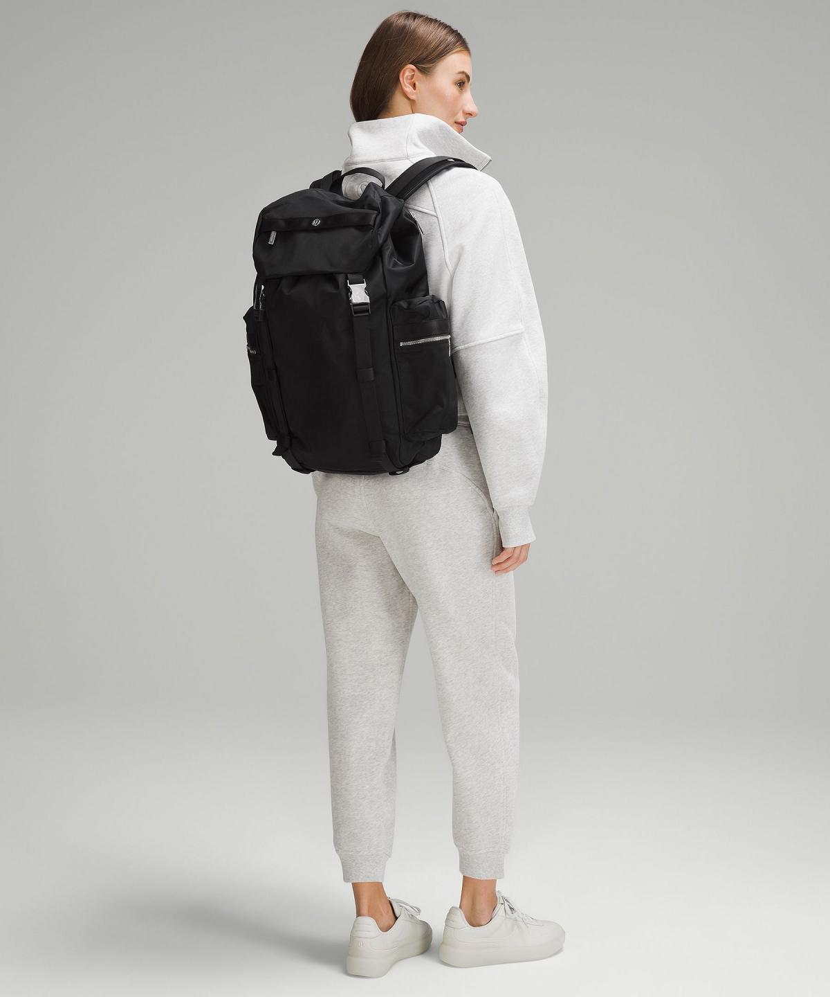 Black Bag Lululemon Wunderlust 25L Backpacks | AU_LuLu70844