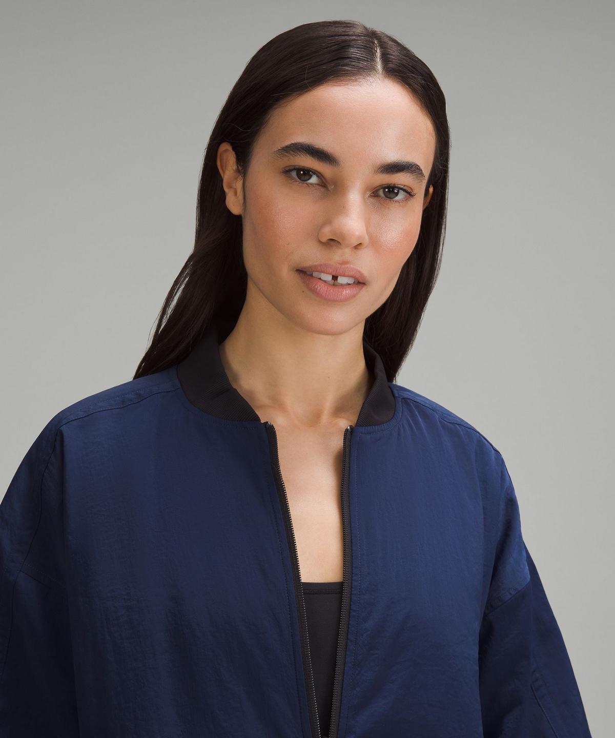 Black Blue Women Lululemon Non-Stop Bomber Coats & Jackets | AU_LuLu49523