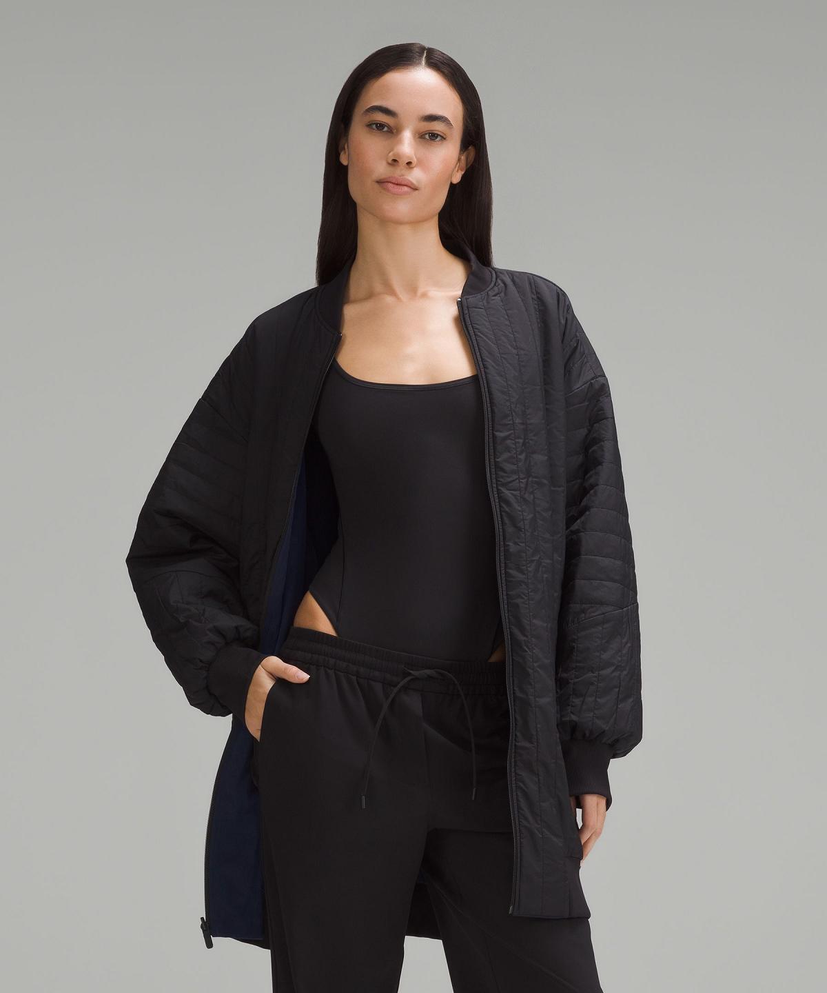 Black Blue Women Lululemon Non-Stop Bomber Coats & Jackets | AU_LuLu49523