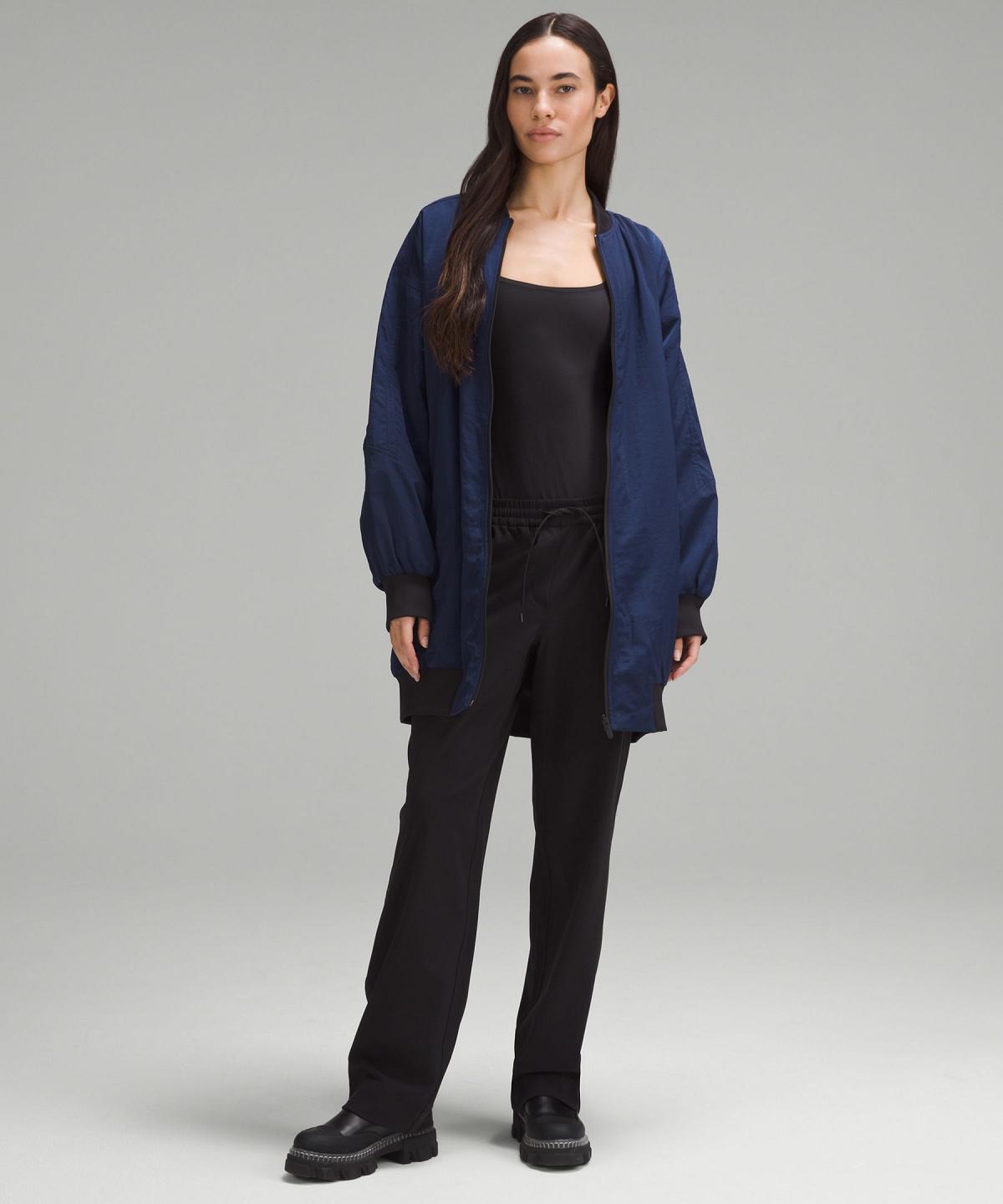 Black Blue Women Lululemon Non-Stop Bomber Coats & Jackets | AU_LuLu49523