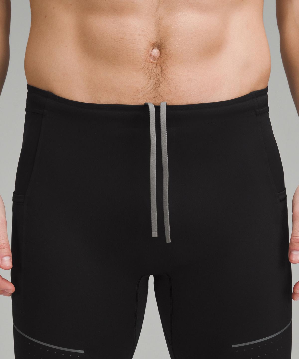 Black Men Lululemon Fast and Free Half Tight 8" Shorts | AU_LuLu44254