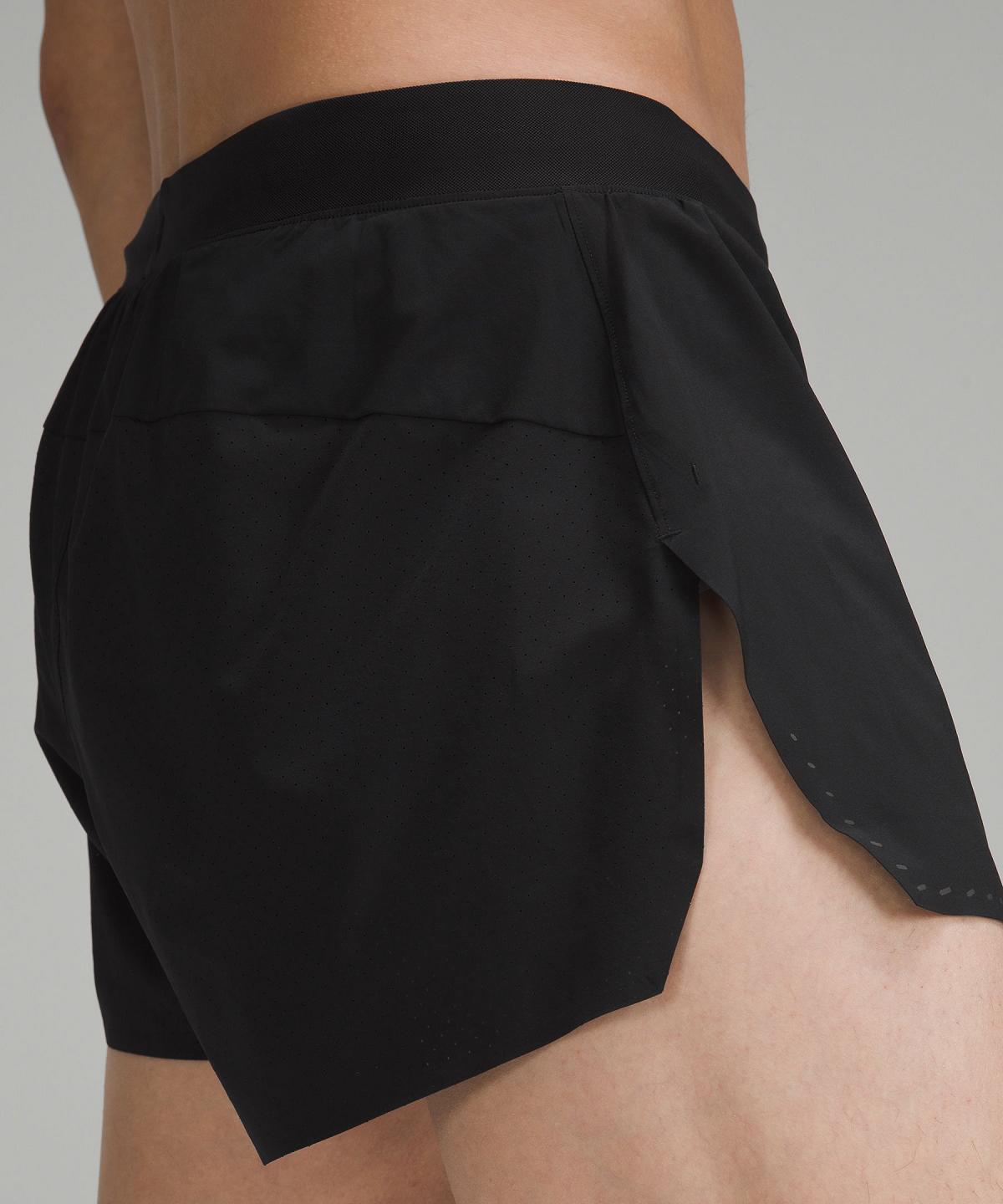 Black Men Lululemon Fast and Free Reflective 3" Shorts | AU_LuLu99032