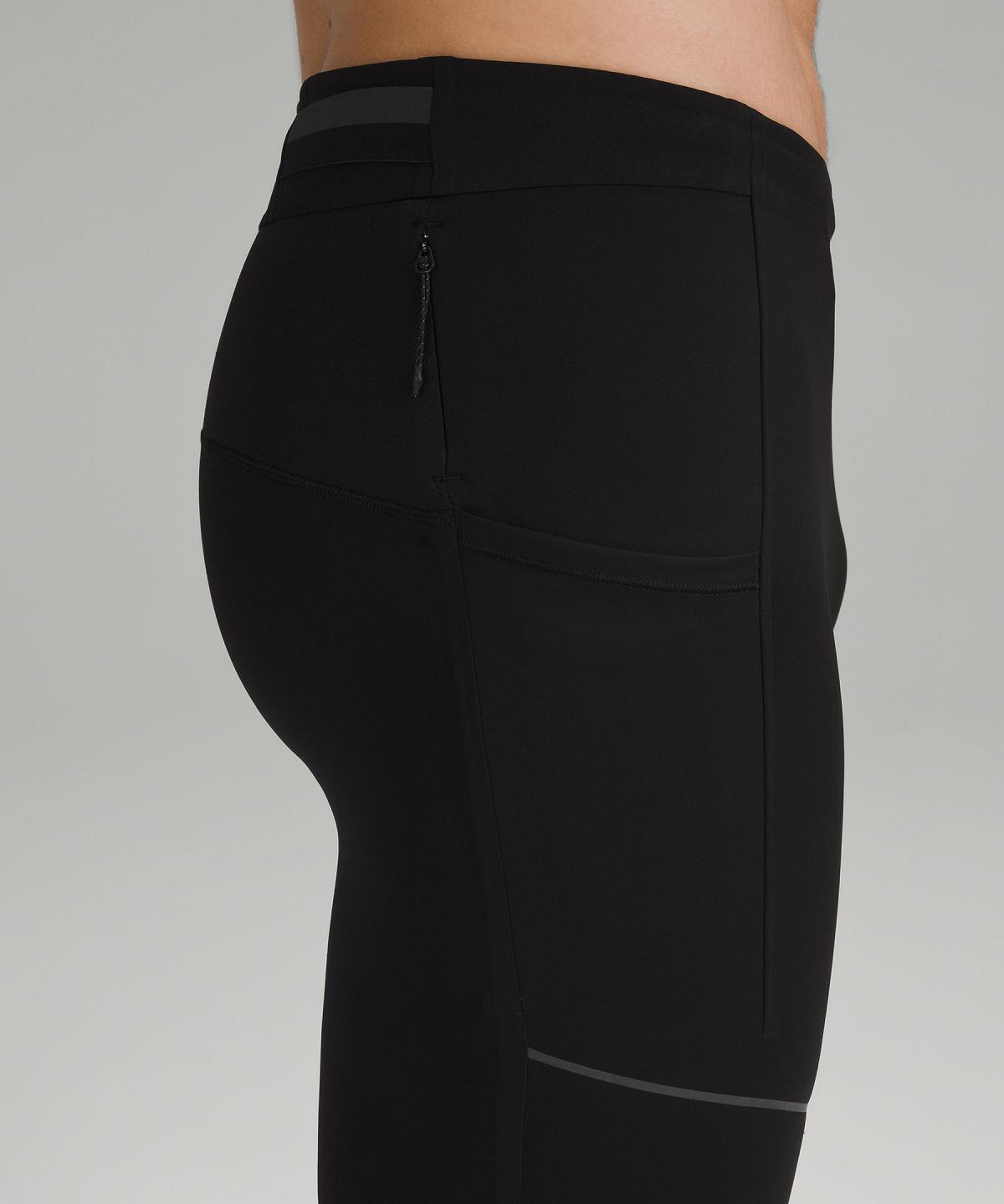 Black Men Lululemon Fast and Free Tight 28" Pants | AU_LuLu30154