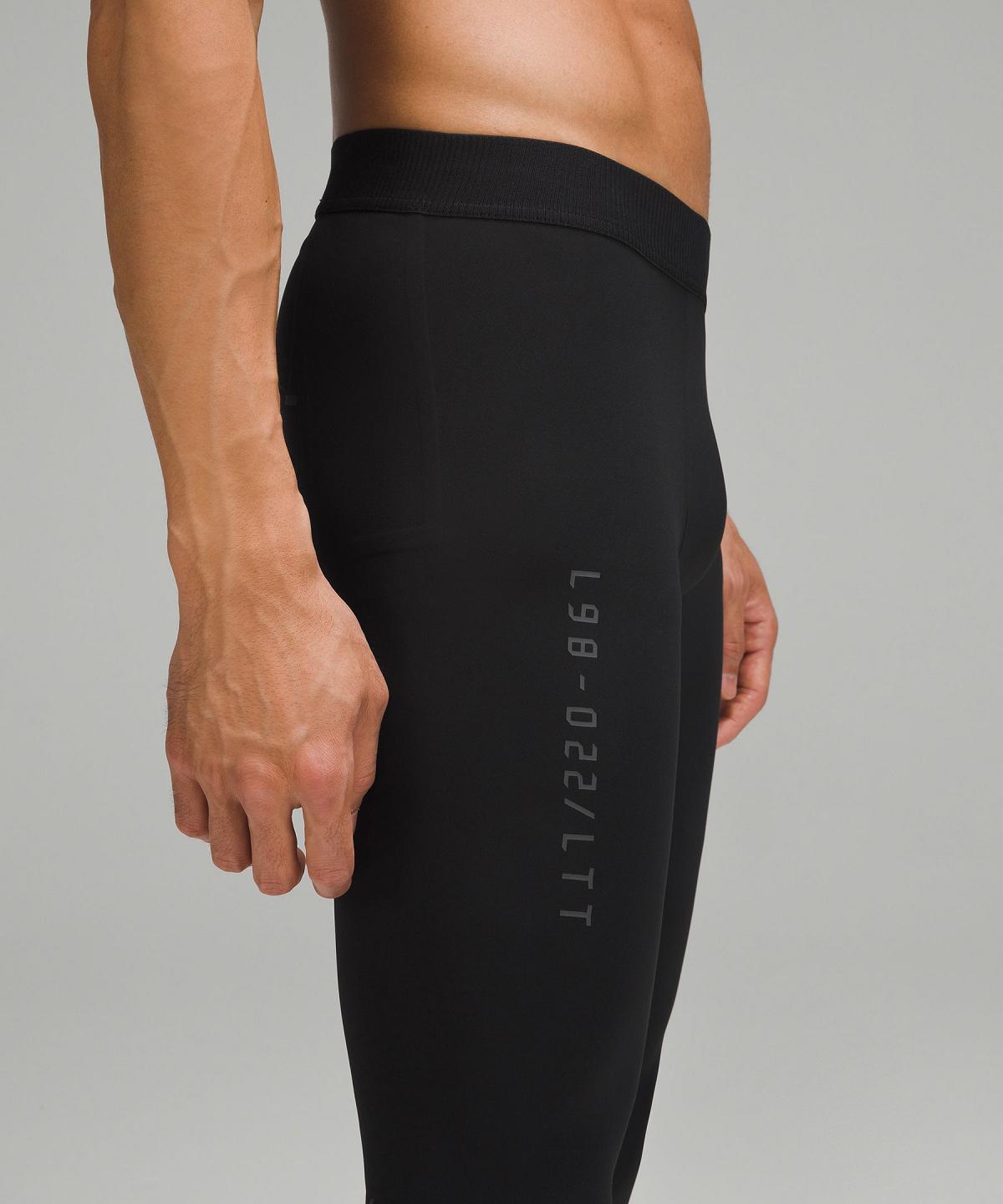 Black Men Lululemon License to Train Tight 27" Pants | AU_LuLu14747