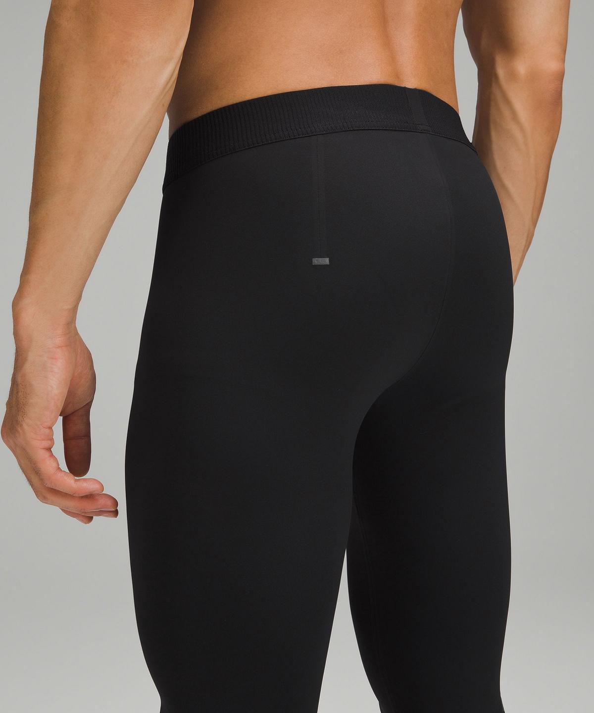 Black Men Lululemon License to Train Tight 27" Pants | AU_LuLu14747