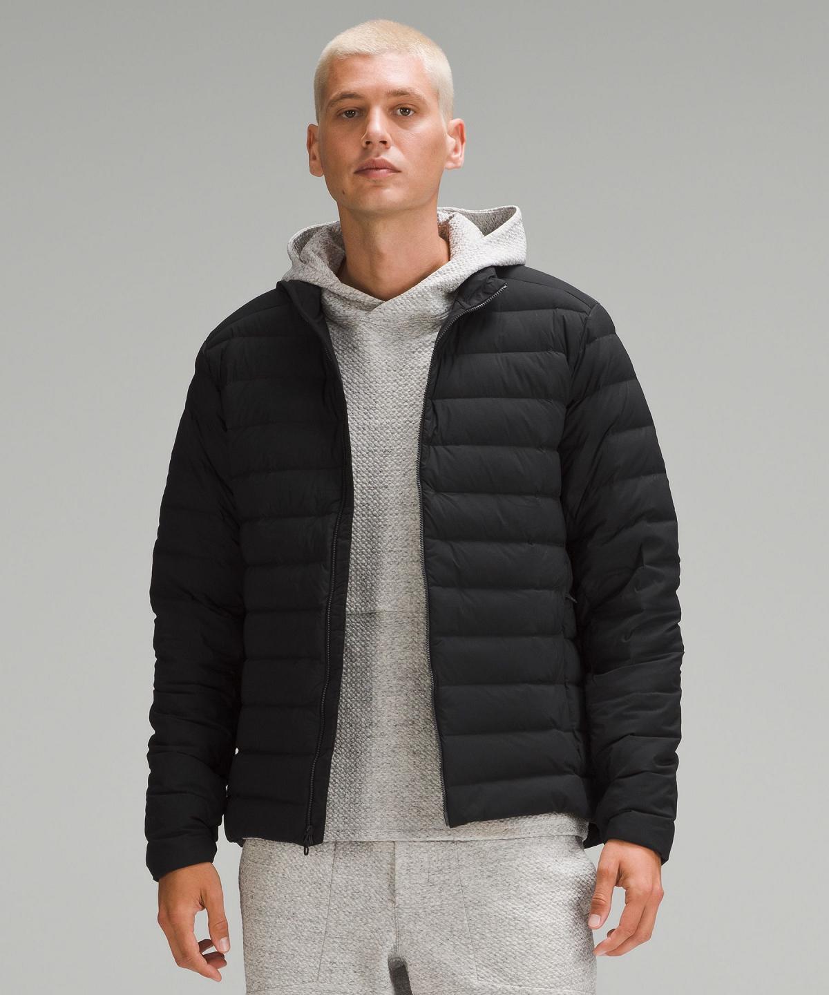 Black Men Lululemon Navigation Down Coats & Jackets | AU_LuLu33566