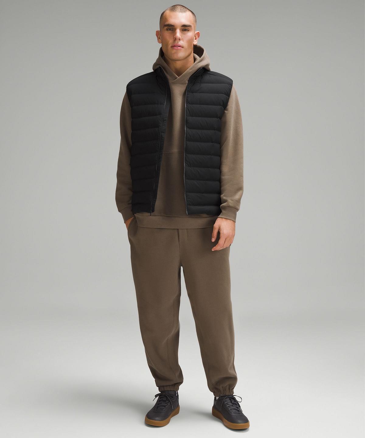 Black Men Lululemon Navigation Down Vest Coats & Jackets | AU_LuLu19717