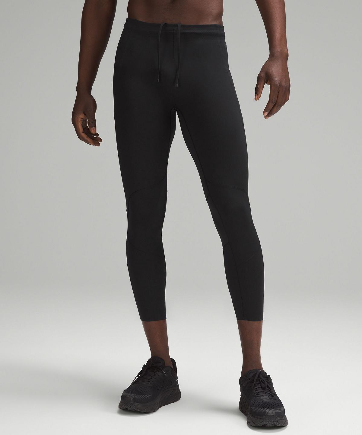 Black Men Lululemon Surge Tight 22" Pants | AU_LuLu66875