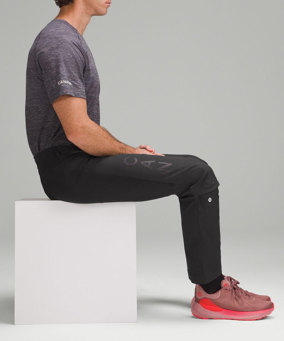 Black Men Lululemon Team Canada Men's Seated-Fit High-Rise Carpenter Pants | AU_LuLu10436