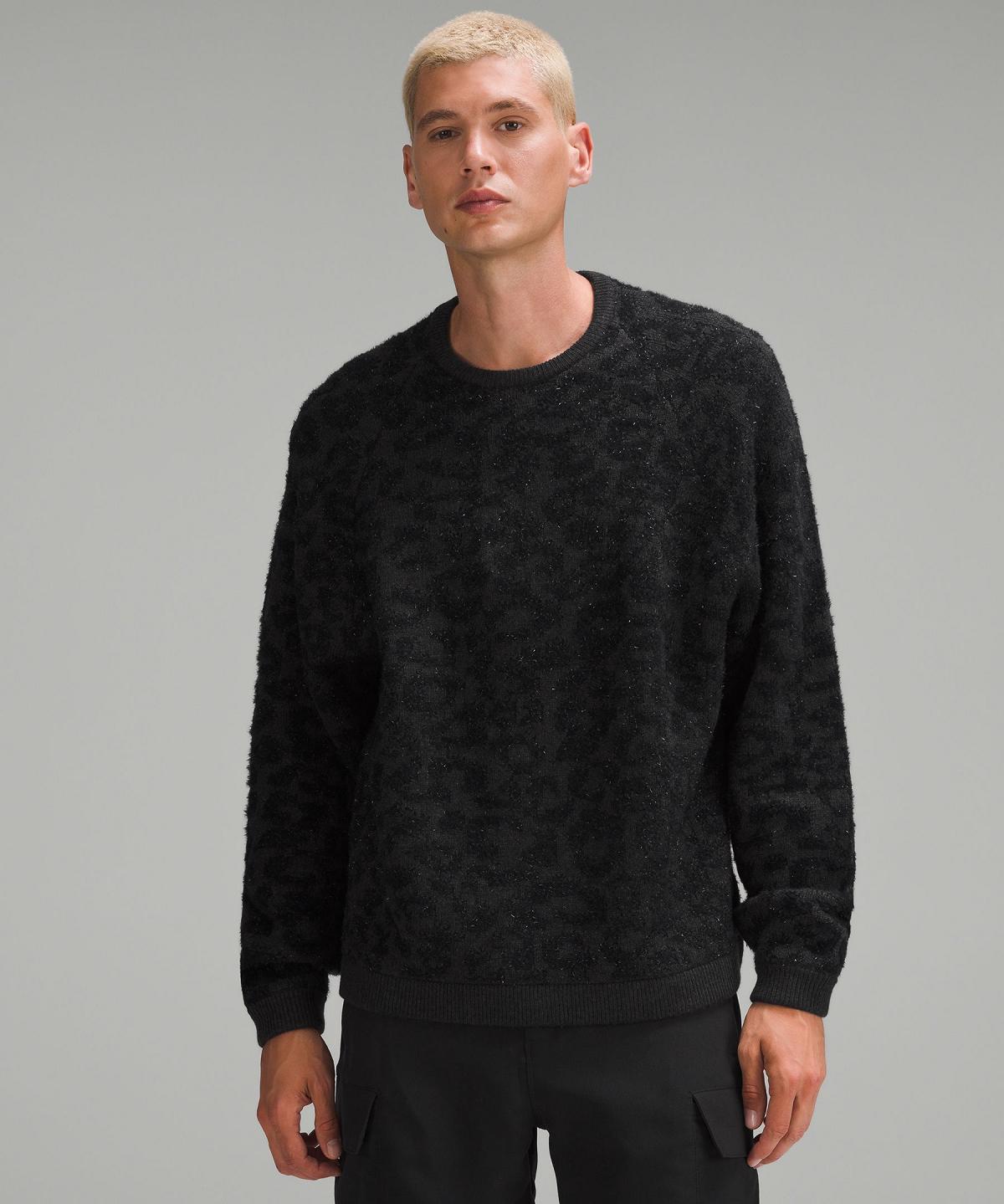 Black Men Lululemon Wool-Blend Jacquard Sweaters | AU_LuLu23095