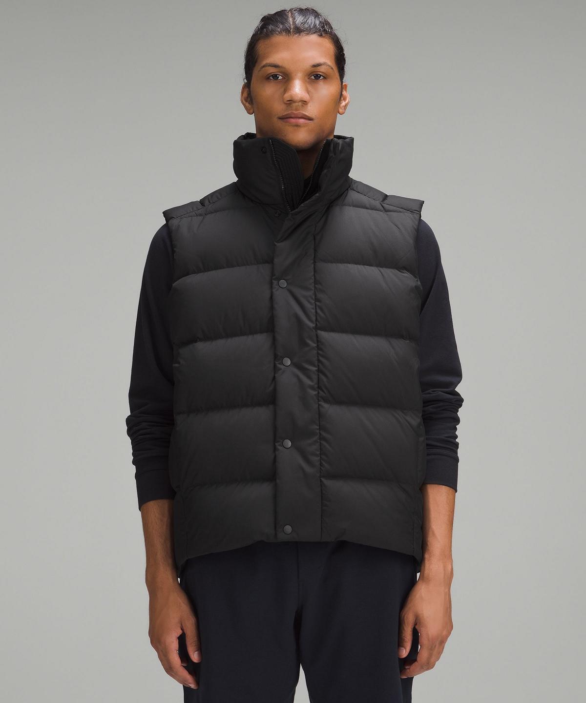 Black Men Lululemon Wunder Puff Vest Coats & Jackets | AU_LuLu99370