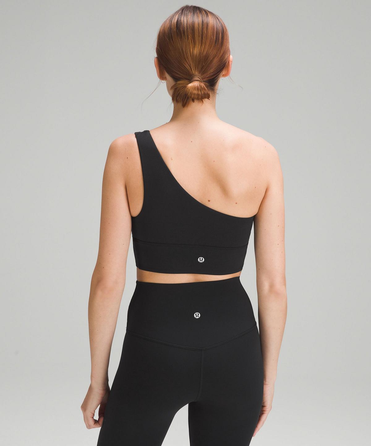 Black Women Lululemon Align™ Asymmetrical Sports Bra | AU_LuLu75691