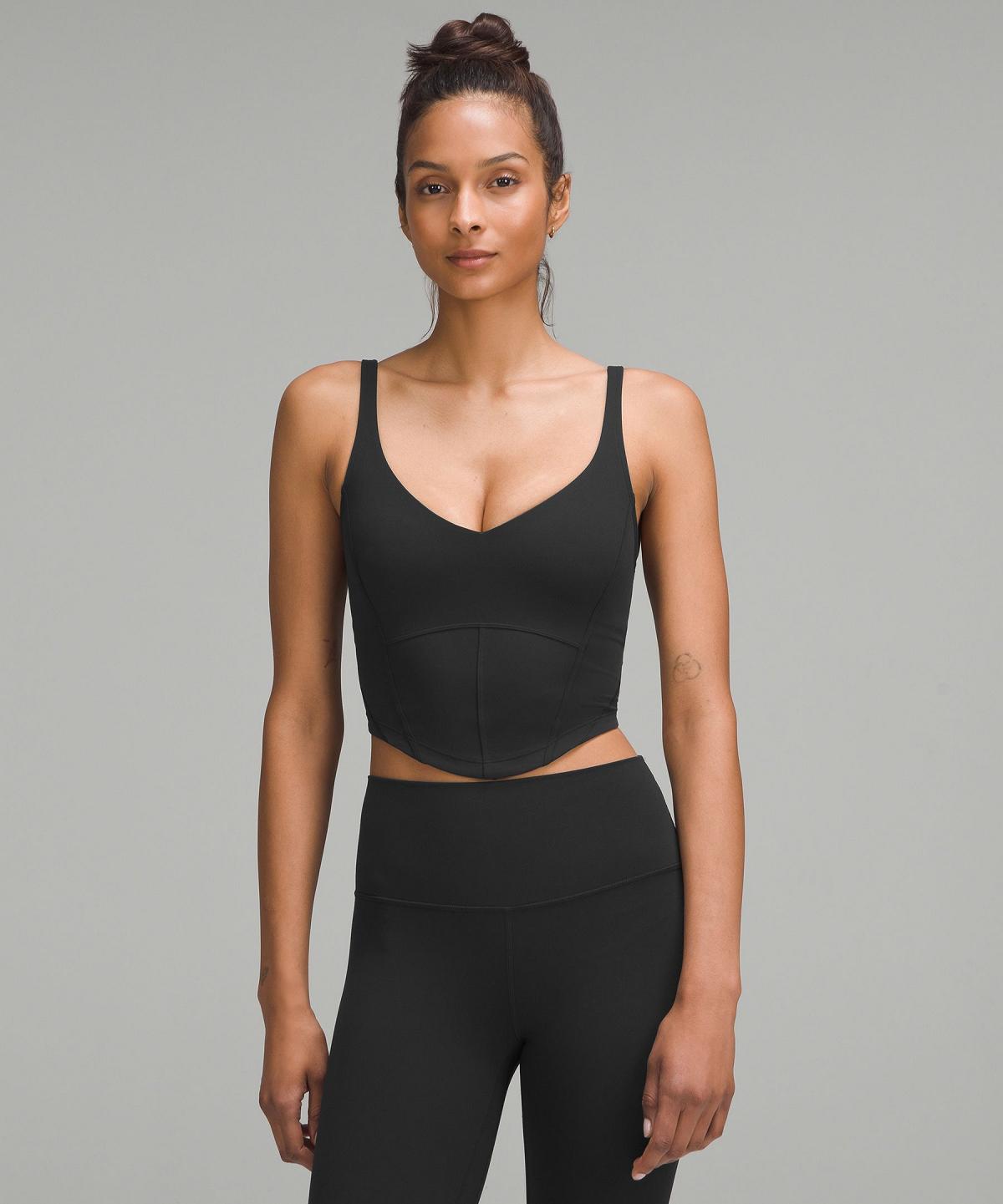 Black Women Lululemon Align™ Corset Shirts | AU_LuLu12853