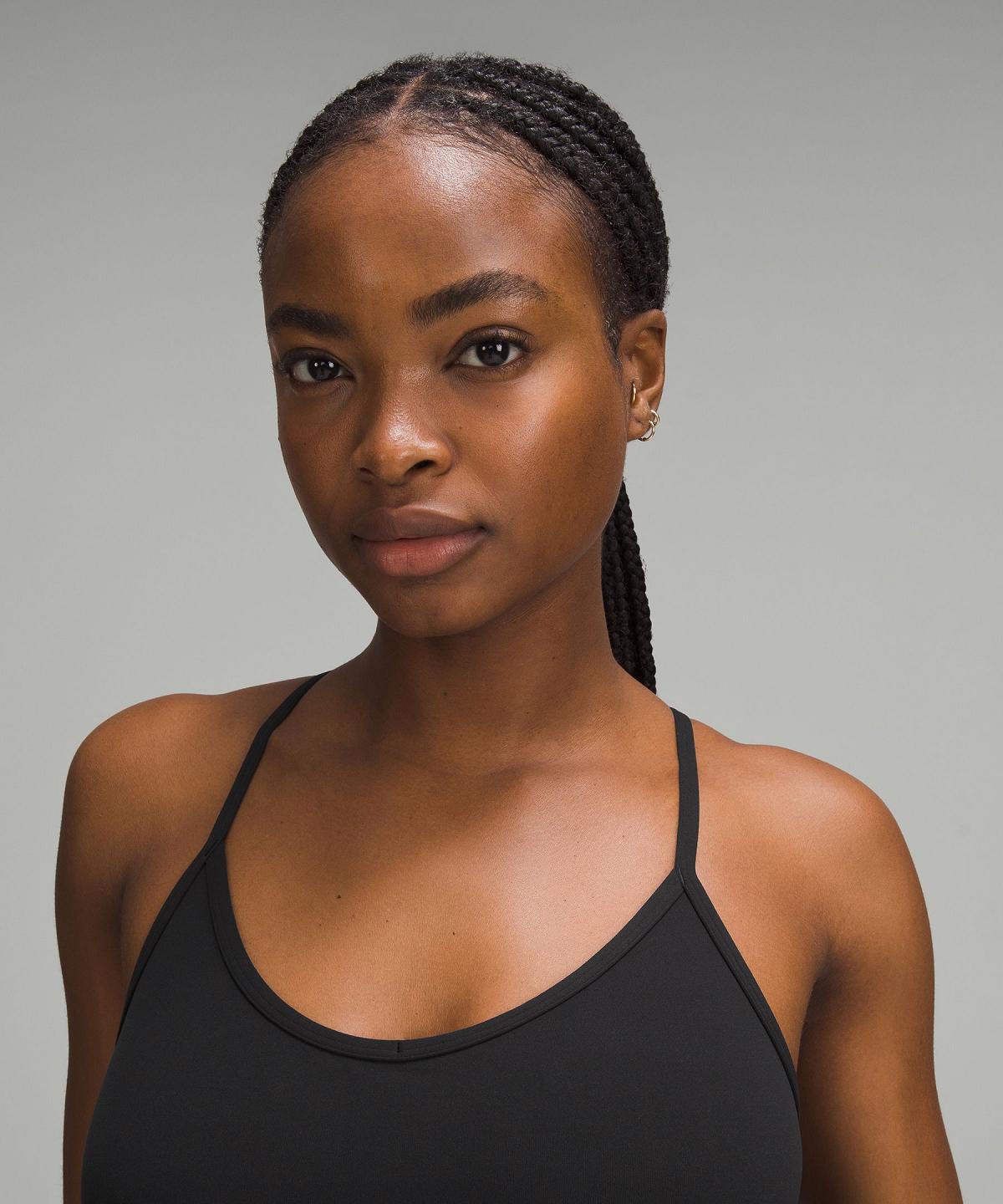 Black Women Lululemon Align™ Cross-Back 25" Bodysuit | AU_LuLu67163