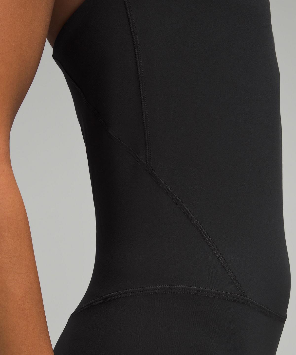 Black Women Lululemon Align™ Halter Bodysuit 25" Jumpsuit | AU_LuLu62611