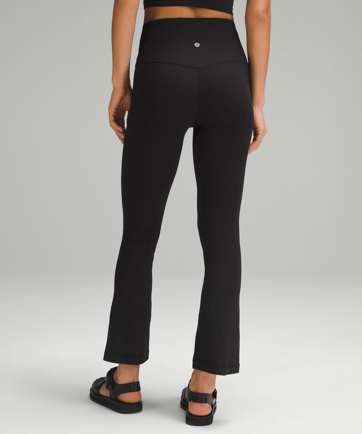 Black Women Lululemon Align™ High-Rise Mini-Flare Pant Leggings | AU_LuLu71039