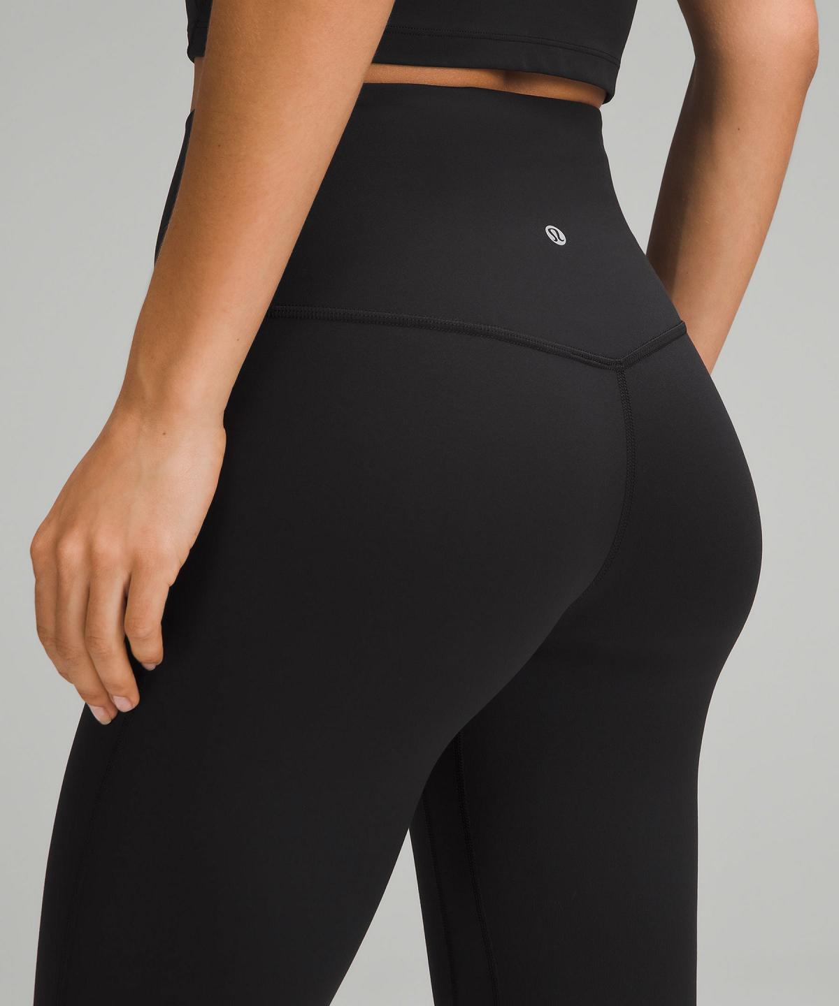 Black Women Lululemon Align™ High-Rise Mini-Flare Pant Leggings | AU_LuLu71039