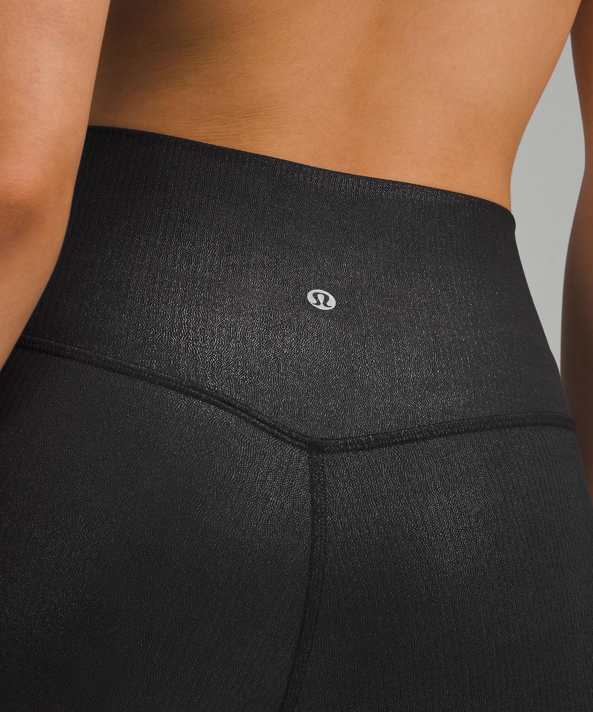 Black Women Lululemon Align™ High-Rise Ribbed Pant 28" Leggings | AU_LuLu50765