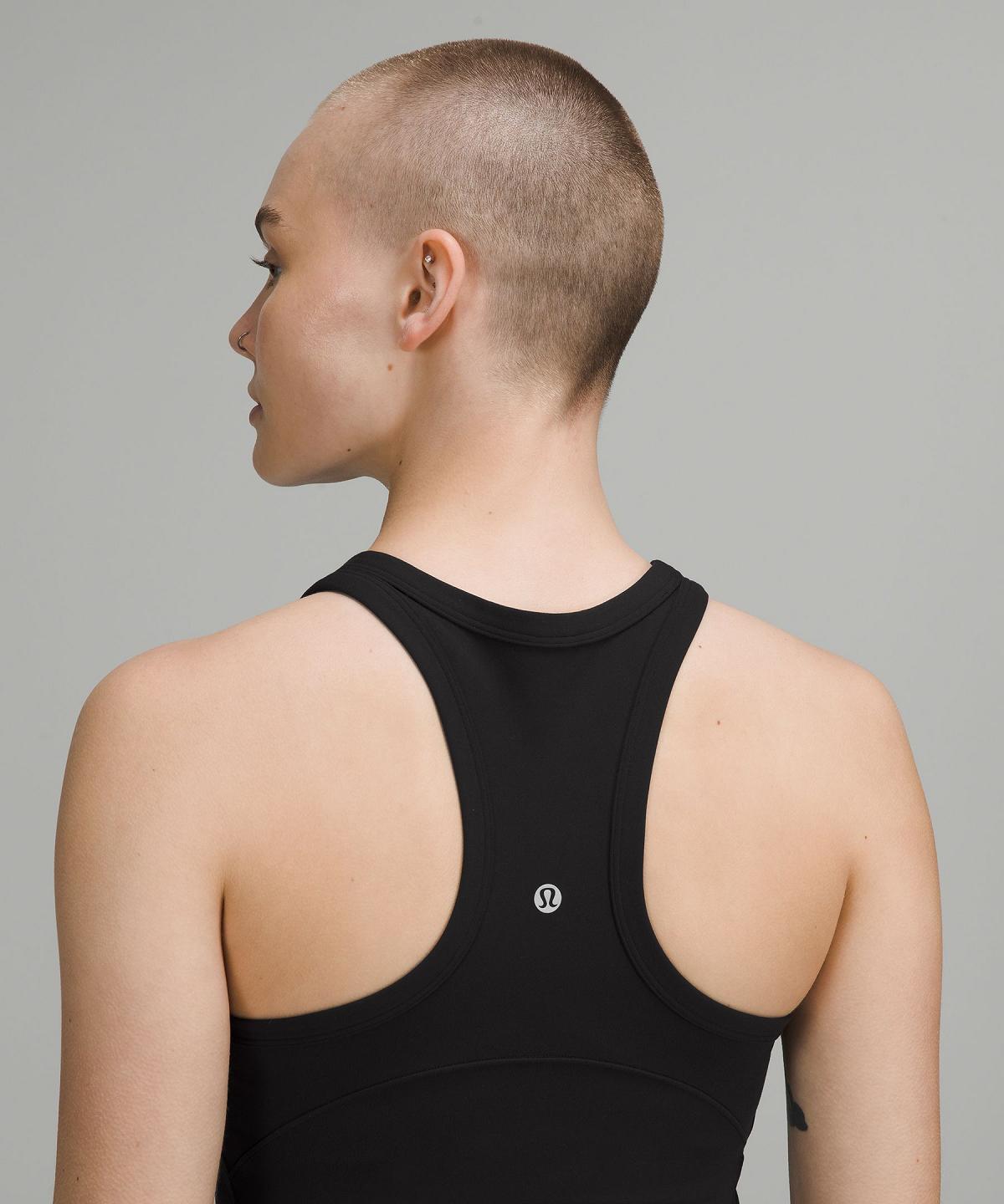 Black Women Lululemon Align™ Hip-Length Racerback Tank Top | AU_LuLu97672