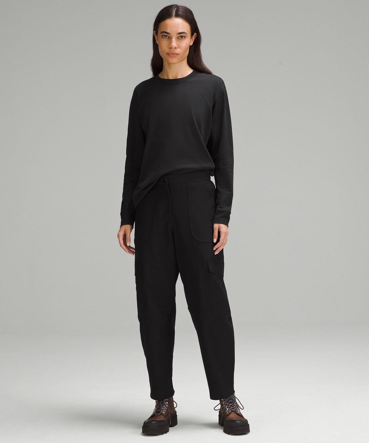 Black Women Lululemon All Yours Heavyweight Long Sleeve Shirts | AU_LuLu46382