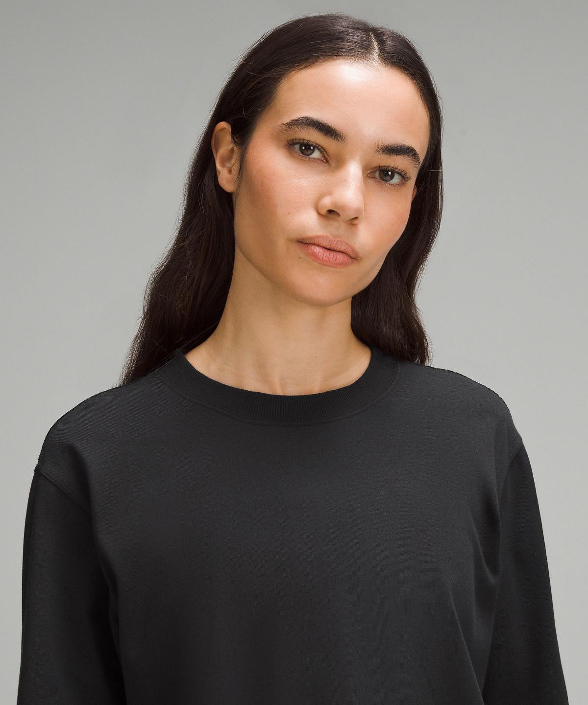 Black Women Lululemon All Yours Heavyweight Long Sleeve Shirts | AU_LuLu46382