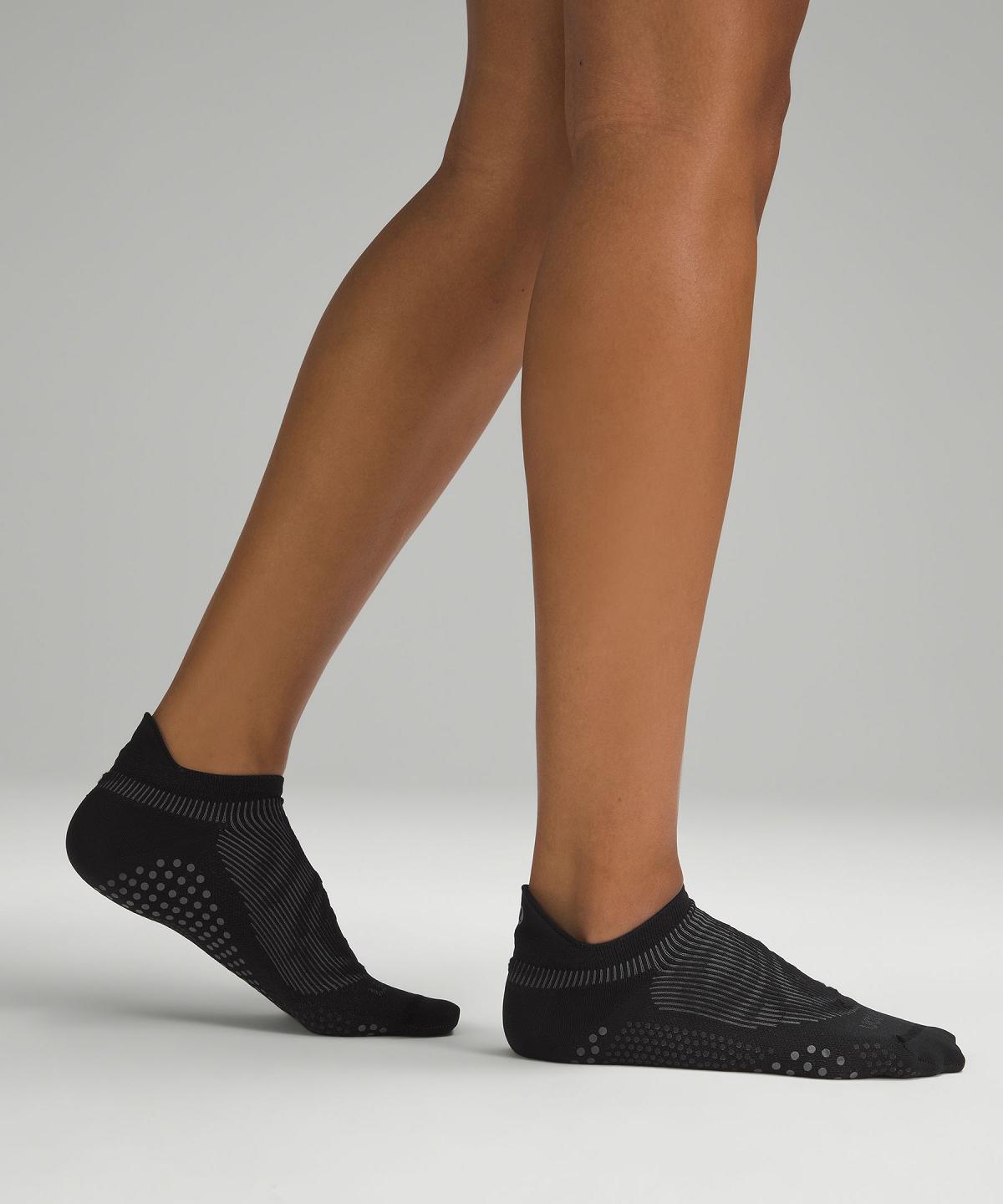 Black Women Lululemon Find Your Balance Studio Tab Socks | AU_LuLu82349