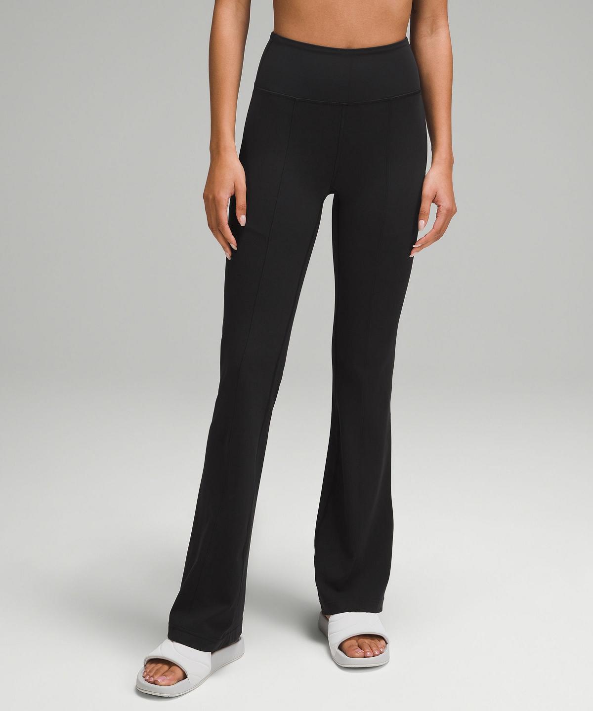 Black Women Lululemon Groove High-Rise Flared Pant with Pockets 32.5" Leggings | AU_LuLu84751